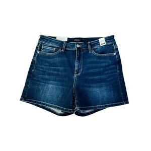 Judy Blue Maggie High Rise Dark Wash Stretch Denim Shorts XL